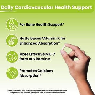 Foto 5 | Foto 5 | Suplemento Vitamínico Nutrizing K2 Mk-7 600 Mcg 90 Cápsulas Veganas - Venta Internacional.