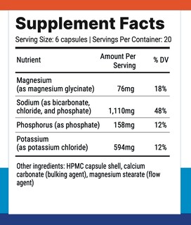 Foto 2 | Foto 2 | Cápsulas De Electrolitos En Ayunas Nutri-align Sales De Ayuno 120 - Venta Internacional.