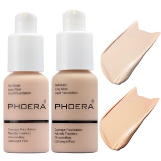 Foto 1 | Foto 1 | Foundation Phoera 101 Porcelain & 102 Nude Paquete De 2 Unidades Control De 24 Horas - Venta Internacional.