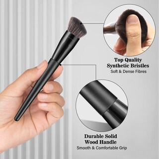 Foto 5 | Foto 5 | Set De Brochas De Maquillaje Luxbru  20 Unidades  Con Funda De Viaje Y 2 Bolsas De Polvo - Venta Internacional.