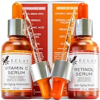 Set De Cuidado De La Piel Eclat  Sérum Facial  Vitamina C  Retinol  Antienvejecimiento - Venta Internacional.