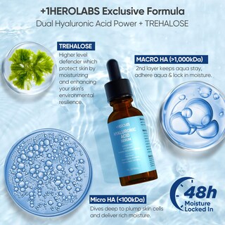 Foto 3 | Foto 3 | Sérum +1 Herolabs De Ácido Hialurónico De Bajo Peso Molecular Con Vitamina C 60 Ml - Venta Internacional.