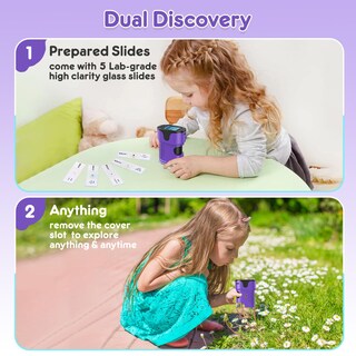 Foto 5 | Foto 5 | Microscopio Portátil Bebang 1000x 4k Con Pantalla De 2.0 Pulgadas Para Niños Color Morado - Venta Internacional.