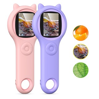 Foto 1 | Foto 1 | Microscopio Portátil Ashfly Rosa/morado 200x Para Niños De 3 A 12 Años - Venta Internacional.
