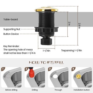 Foto 5 | Foto 5 | Kit De Interruptor De Aire Para Triturador De Basura Etoolcity Lf40-c062 De Acero Inoxidable - Venta Internacional.