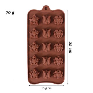 Foto 3 | Foto 3 | Molde De Silicona Para Flores De Chocolate - Venta Internacional.