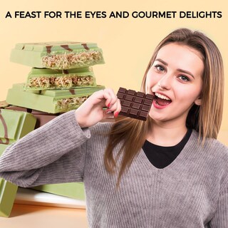 Foto 7 | Foto 7 | Molde Primario Para Barras De Chocolate Silicona Antiadherente Dubai Pistacho - Venta Internacional.