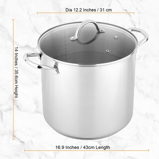 Foto 2 | Foto 2 | Stock Pot Greatchef De Acero Inoxidable De 20 Litros Con Rejilla Para Conservas - Venta Internacional.
