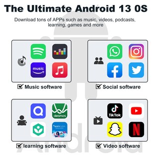 Foto 2 | Foto 2 | Reproductor Mp3 Fanvace 144 Gb Con Bluetooth Y Wifi Android 13 Os - Venta Internacional.