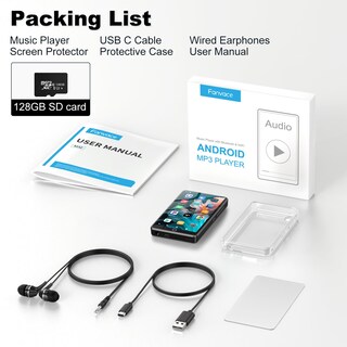 Foto 7 | Foto 7 | Reproductor Mp3 Fanvace 144 Gb Con Bluetooth Y Wifi Android 13 Os - Venta Internacional.