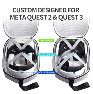 Foto 3 | Foto 3 | Funda De Transporte Compatible Con Meta Oculus Quest 2/3 - Venta Internacional.