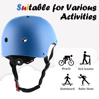 Foto 4 | Foto 4 | Casco De Bicicleta Ouwoer Ajustable Multideportivo Para Niños Azul - Venta Internacional.
