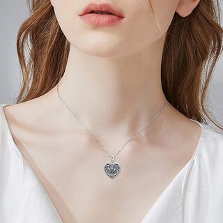 Foto 4 | Foto 4 | Collar Soulmeet Con Medallón De Abeja En Forma De Corazón En Plata De Ley - Venta Internacional.