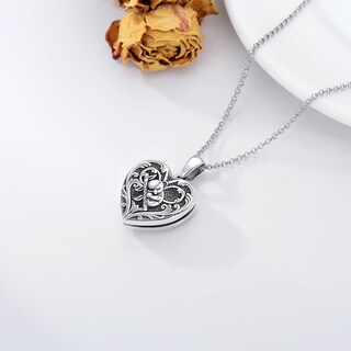 Foto 3 | Foto 3 | Collar Soulmeet Con Forma De Corazón Con Medallón De Pequeño Koala Plateado - Venta Internacional.