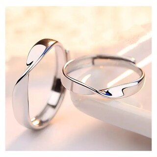 Foto 3 | Foto 3 | Anillo Ajustable Para Parejas Love Infinity Illusion De Plata 925 - Venta Internacional.