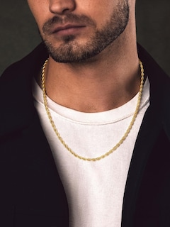 Foto 4 | Foto 4 | Collar Bandmax Gold Con Cadena Tipo Cuerda 3 Mm Acero Inoxidable 26 Cm - Venta Internacional.
