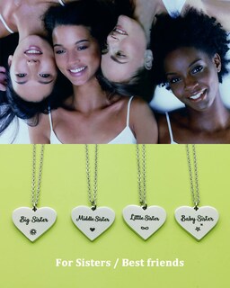 Foto 2 | Foto 2 | Set De Collares Hofoya Sisters Best Friends Forever Para Mujer - Venta Internacional.