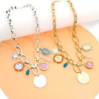 Foto 6 | Foto 6 | Collar Jnf Gold Charm Con Diamantes De Imitación Para Mujer - Venta Internacional.