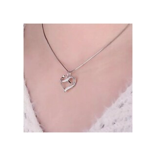 Foto 2 | Foto 2 | Collar Con Colgante En Forma De Corazón De Plata 925 Con Cadena Para Mujer - Venta Internacional.