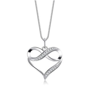 Foto 3 | Foto 3 | Collar Con Colgante En Forma De Corazón De Plata 925 Con Cadena Para Mujer - Venta Internacional.