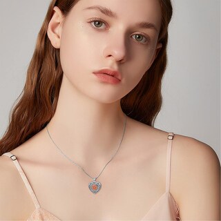 Foto 5 | Foto 5 | Collar Con Medallón Soulmeet En Plata De Ley Tono Oro Rosa - Venta Internacional.
