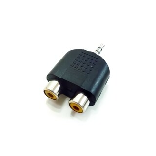 Foto 1 | Foto 1 | Adaptador Conversor De Audio De 3 5 Mm A 2 Conectores Rca Hembra - Venta Internacional.