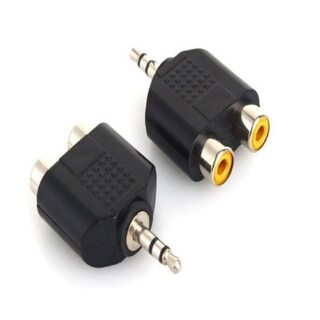 Foto 2 | Foto 2 | Adaptador Conversor De Audio De 3 5 Mm A 2 Conectores Rca Hembra - Venta Internacional.