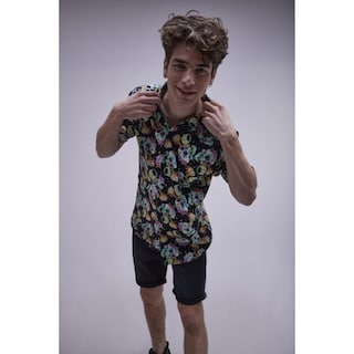 Foto 1 | Foto 1 | Camisa Guayabera Skull Black Rick And Morty Para Hombre - Venta Internacional.