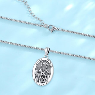 Foto 3 | Foto 3 | Collar Loove De Plata De Ley De San Patricio Para Hombre - Venta Internacional.