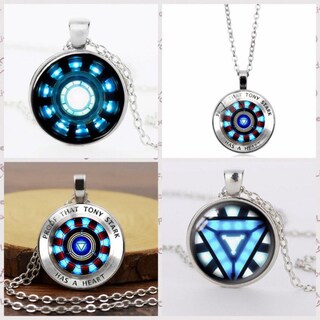 Foto 2 | Foto 2 | Collar Con Colgante Tony Stark De Iron Man Endgame Para Hombre - Venta Internacional.
