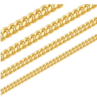 Foto 1 | Foto 1 | Collar De Eslabones Cubanos Monily Para Hombre 7 Mm Y 81 Cm Acero Inoxidable - Venta Internacional.