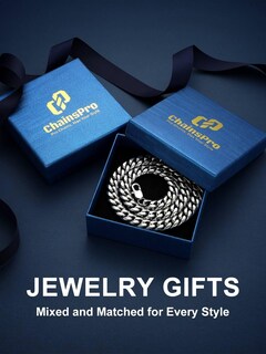 Foto 6 | Foto 6 | Cadena De Cuello Chainspro De Acero Inoxidable 56 Cm 10 Mm Para Hombre - Venta Internacional.