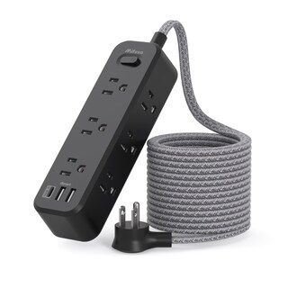 Foto 1 | Foto 1 | Cable De Extensión Protector Contra Sobretensiones Regleta De Alimentación De 3 M Con 9 Enchufes - Venta Internacional.