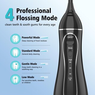 Foto 2 | Foto 2 | Irrigador Bucal Portátil Water Dental Flosser Leominor De 300 Ml - Venta Internacional.