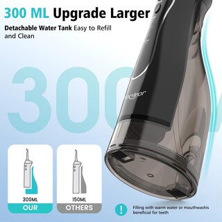 Foto 6 | Foto 6 | Irrigador Bucal Portátil Water Dental Flosser Leominor De 300 Ml - Venta Internacional.