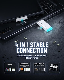 Foto 6 | Foto 6 | Auriculares Inalámbricos Para Juegos Valorise Ug-08s 7.1 Surround Sound - Venta Internacional.