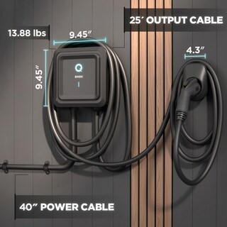 Foto 7 | Foto 7 | Cargador Eléctrico Eviqo De Nivel 2 A 48 Amperios 240 V J1772 Cableado Con Cable De 25 Pies - Venta Internacional.