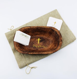 Foto 1 | Foto 1 | Cuenco De Pasta De Oración Fight Club De Resina Con 24 Tarjetas De Oración - Venta Internacional.