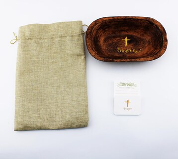 Foto 3 | Foto 3 | Cuenco De Pasta De Oración Fight Club De Resina Con 24 Tarjetas De Oración - Venta Internacional.