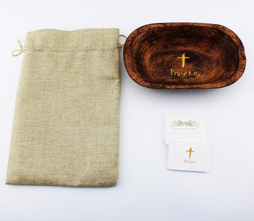 Foto 4 | Foto 4 | Cuenco De Pasta De Oración Fight Club De Resina Con 24 Tarjetas De Oración - Venta Internacional.