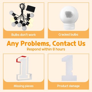 Foto 2 | Foto 2 | Marquee Numbers Imprev Iluminación De 3 Pies Para Decoración De Globos - Venta Internacional.