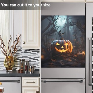 Foto 6 | Foto 6 | Funda Magnética Para Lavavajillas Jiponi Halloween Pumpkin 58x66 Cm - Venta Internacional.