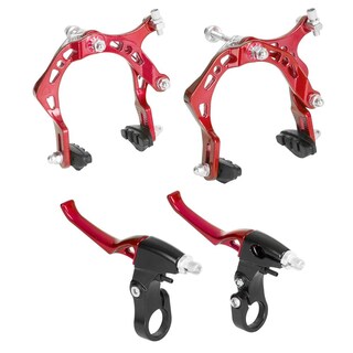 Foto 1 | Foto 1 | Kit Frenos Para Biccleta Aluminio Rojo Bmx Sshine