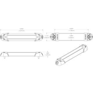 Foto 4 | Foto 4 | Lámpara Led Utilitaria Lumitec Lighting Mini Rail 2 6 Cm Blanca - Venta Internacional.
