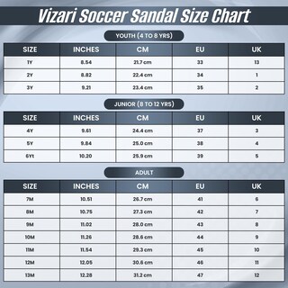 Foto 6 | Foto 6 | Sandalias Soccer Slide Vizari Ss Para Adultos Y Adolescentes Color Blanco - Venta Internacional.