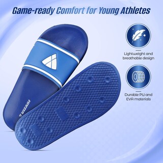 Foto 2 | Foto 2 | Sandalias Soccer Slide Vizari Ss Para Adultos Y Adolescentes - Azul - Venta Internacional.