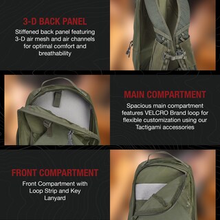 Foto 3 | Foto 3 | Mochila Táctica Vertx Long Walks Pack 28 L Para Ccw Color Negro - Venta Internacional.