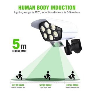 Foto 3 | Foto 3 | Luz Reflectora Solar Led Para Exteriores De 180 W Con Sensor De Movimiento - Venta Internacional.