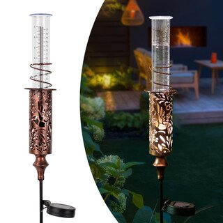 Foto 1 | Foto 1 | Pluviómetro Viterlight Con Forma De Colibrí Ahuecado Con Panel Solar - Venta Internacional.