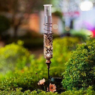 Foto 6 | Foto 6 | Pluviómetro Viterlight Con Forma De Colibrí Ahuecado Con Panel Solar - Venta Internacional.